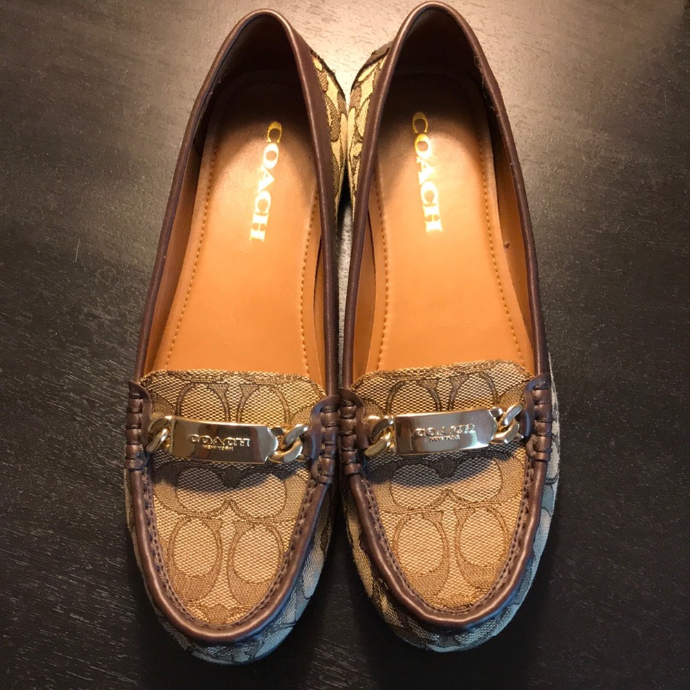 Coach Signature Jacquard Loafers